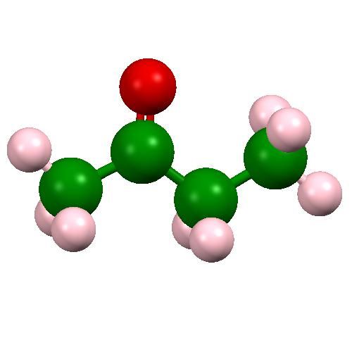 ساختار مولکولی متیل اتیل کتون 